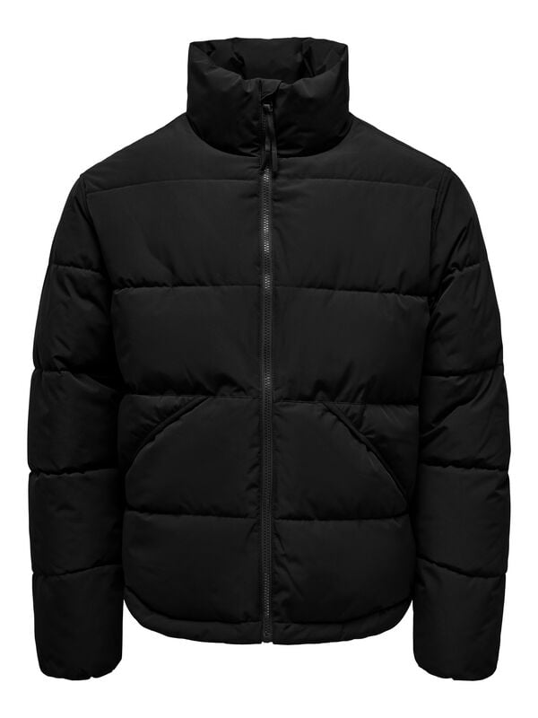 ONLY and SONS ONSPACK LIFE PUFFER JACKET OTW Winterjacke schwarz in S von ONLY and SONS
