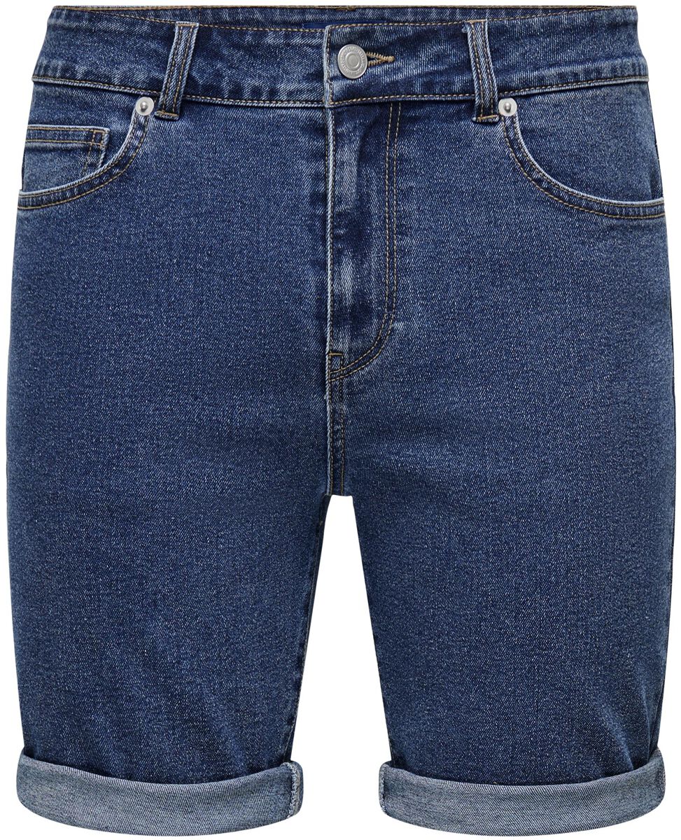 ONLY and SONS ONSPly MBD 9039 BJ DNM Shorts Short blau in M von ONLY and SONS