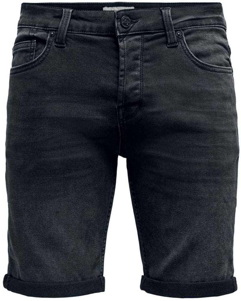 ONLY and SONS Ply Life Reg Short schwarz in S von ONLY and SONS