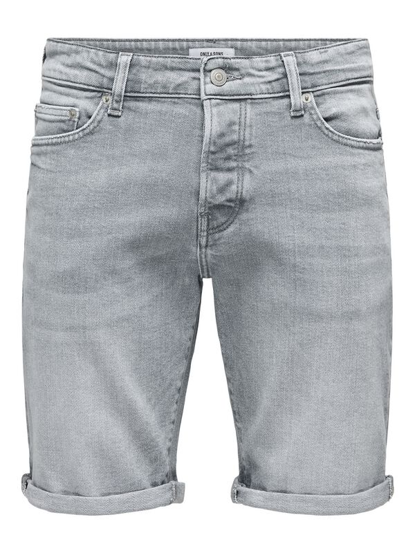 ONLY and SONS Short - ONSPLY MGD 8774 TAI DNM SHORTS NOOS - M bis XL - für Männer - Größe M - grau von ONLY and SONS