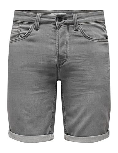 Herren O&S Denim Capri Jeans Shorts 3/4 Bermuda Pants Sommer Hose Kurze Freizeit Trousers ONSPLY von ONLY & SONS