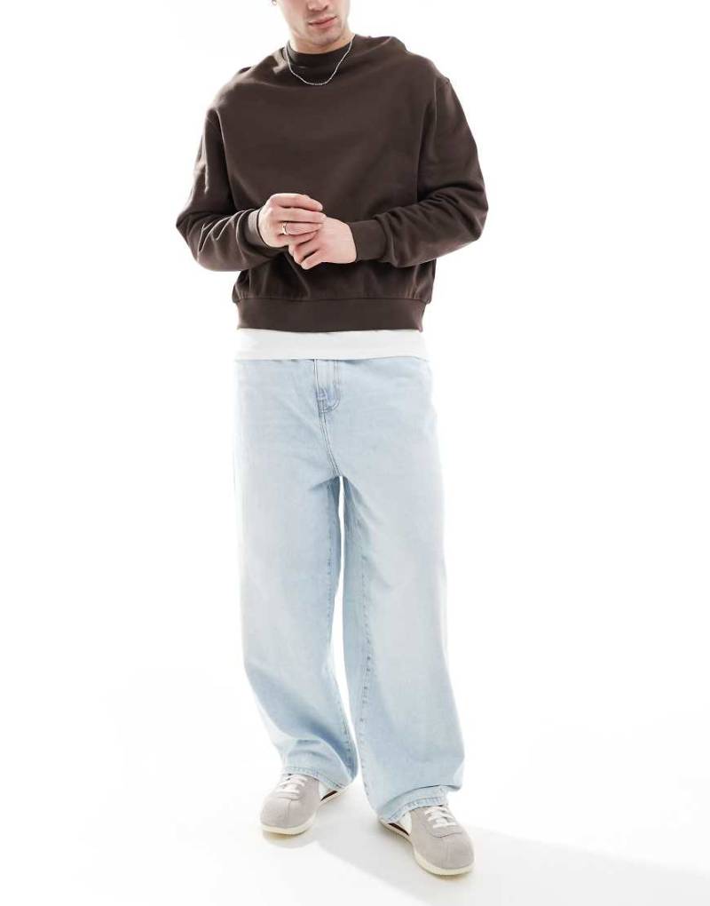 ONLY & SONS - Carl - Superweite Jeans in hellblauer Waschung von ONLY & SONS