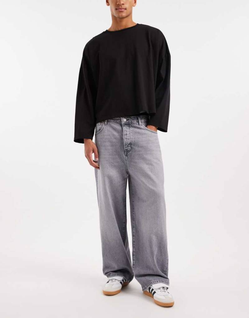 ONLY & SONS - Carl - Super-Baggy Jeans in Mittelgrau von ONLY & SONS