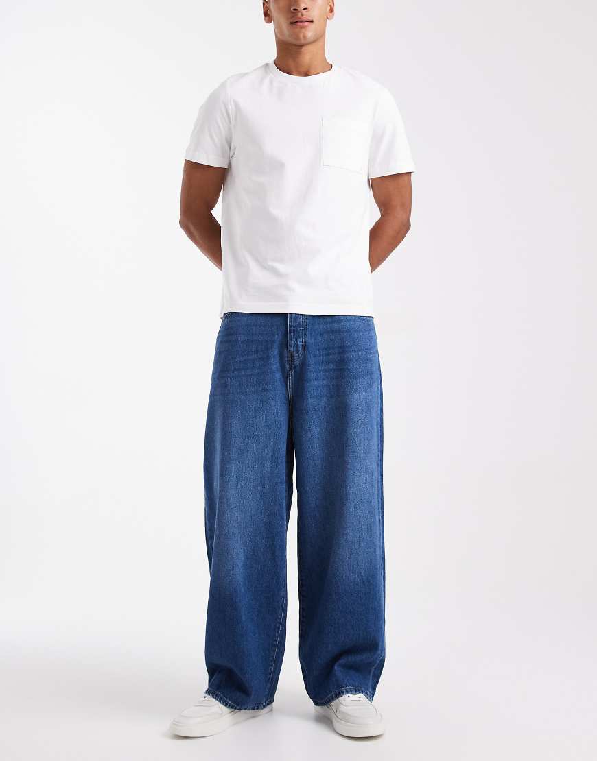 ONLY & SONS - Carl - Superweite Jeans in blauer Waschung von ONLY & SONS