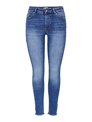 ONLY Damen Blush Life Jeans, Medium Blue Denim, XL 30L EU von ONLY