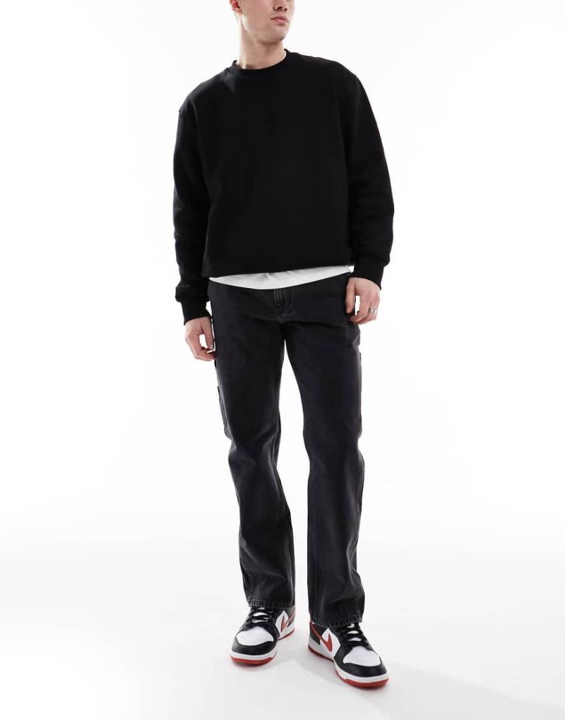 ONLY & SONS - Edge - Carpenter-Jeans in verwaschenem Schwarz von ONLY & SONS