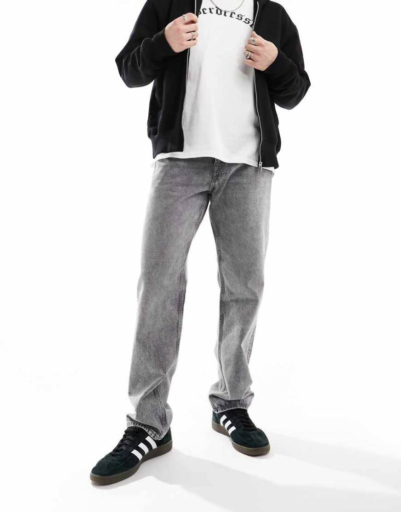 ONLY & SONS - Edge - Gerade Jeans in verwaschenem Grau von ONLY & SONS
