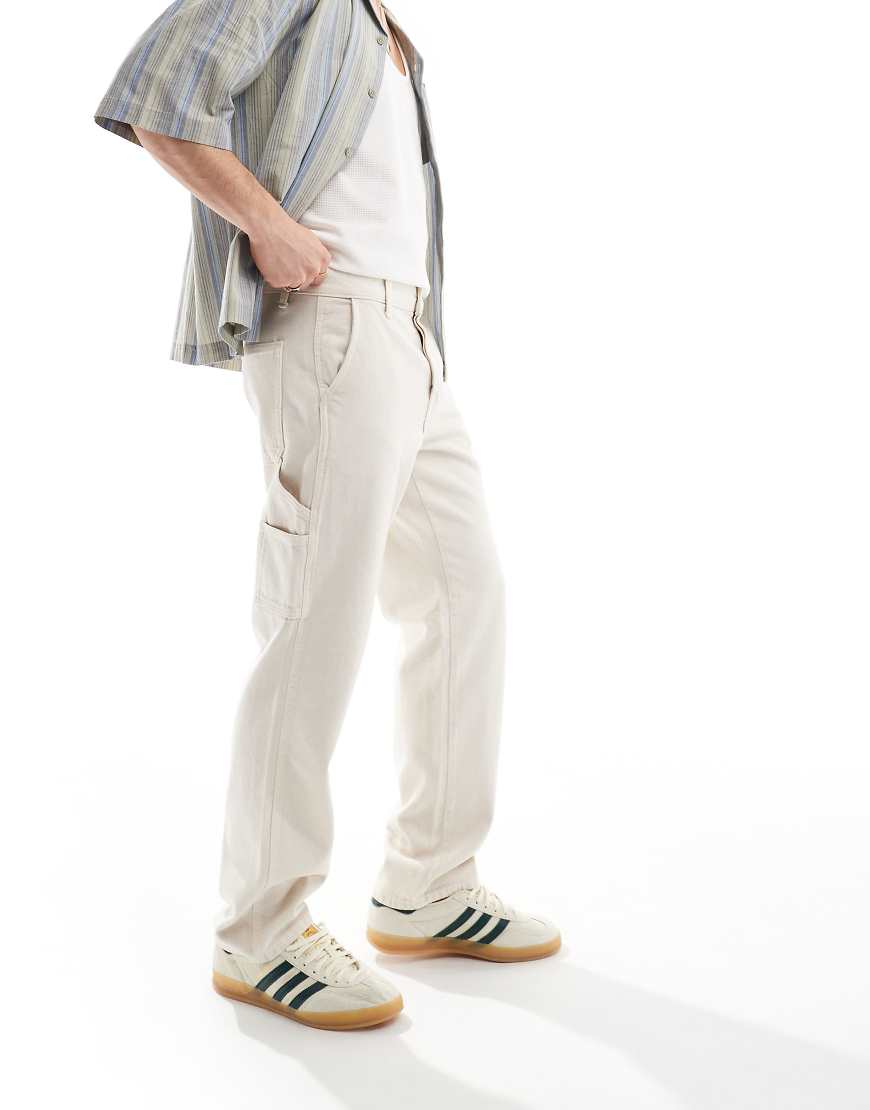 ONLY & SONS - Edge - Gerade geschnittene Jeans in Ecru-Weiß ONLY & SONS - Edge - Gerade geschnittene Jeans in Ecru-Weiß von ONLY & SONS