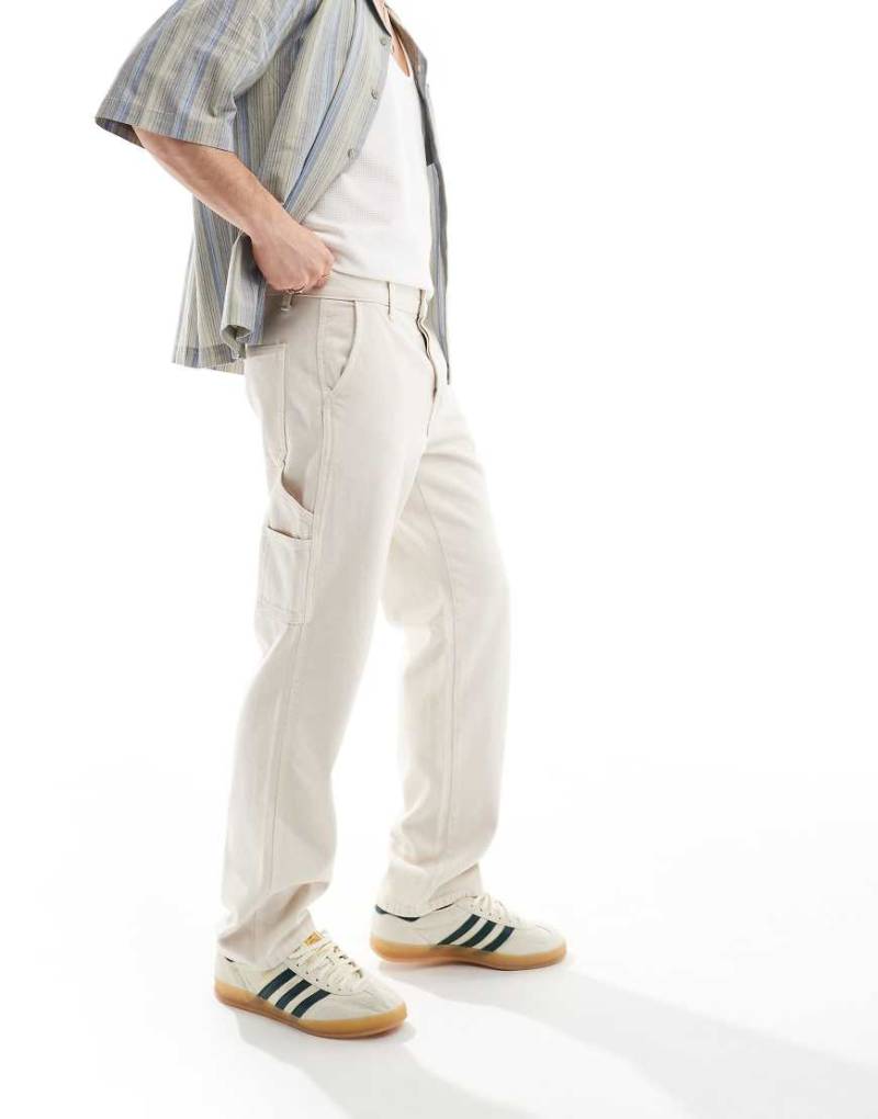 ONLY & SONS - Edge - Gerade geschnittene Jeans in Ecru-Weiß von ONLY & SONS