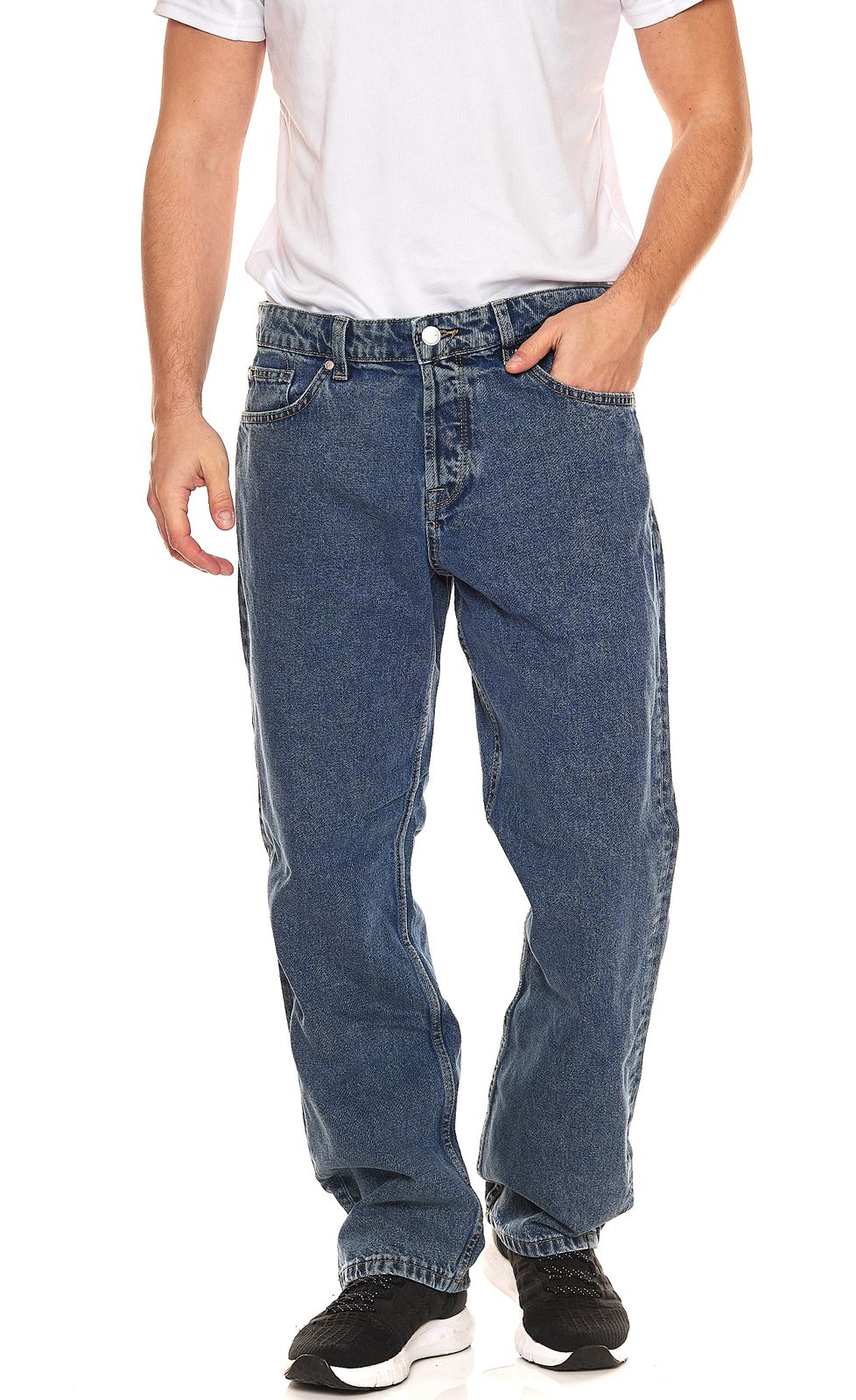 ONLY & SONS Edge Herren Loose Fit weit geschnittene Jeans Hose 22022399 Mittel-Blau von ONLY & SONS