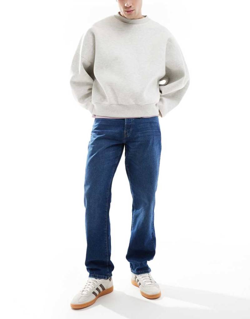 ONLY & SONS - Edge - Straight Jeans in dunkelblauer Waschung-Marineblau von ONLY & SONS