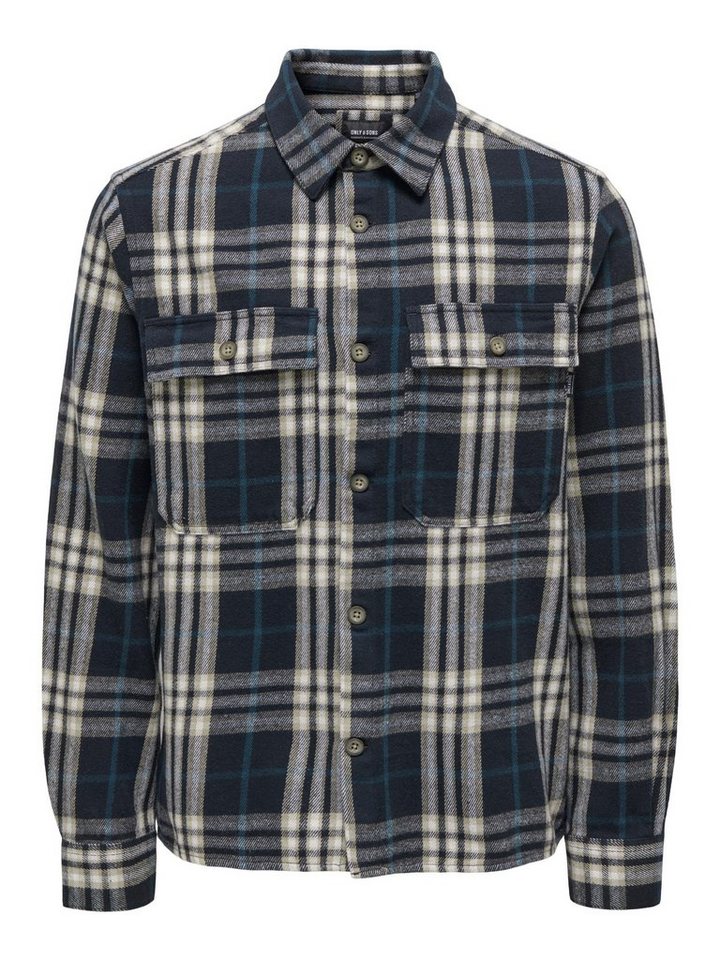 ONLY & SONS Flanellhemd ONSSCOTT LS CHECK FLANNEL OVERSHIRT 5629 von ONLY & SONS