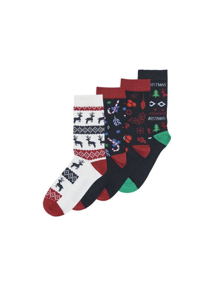 ONLY & SONS Freizeitsocken ONSXMAS SOCKS 4-PACK CALENDAR (Packung, 4-Paar) von ONLY & SONS