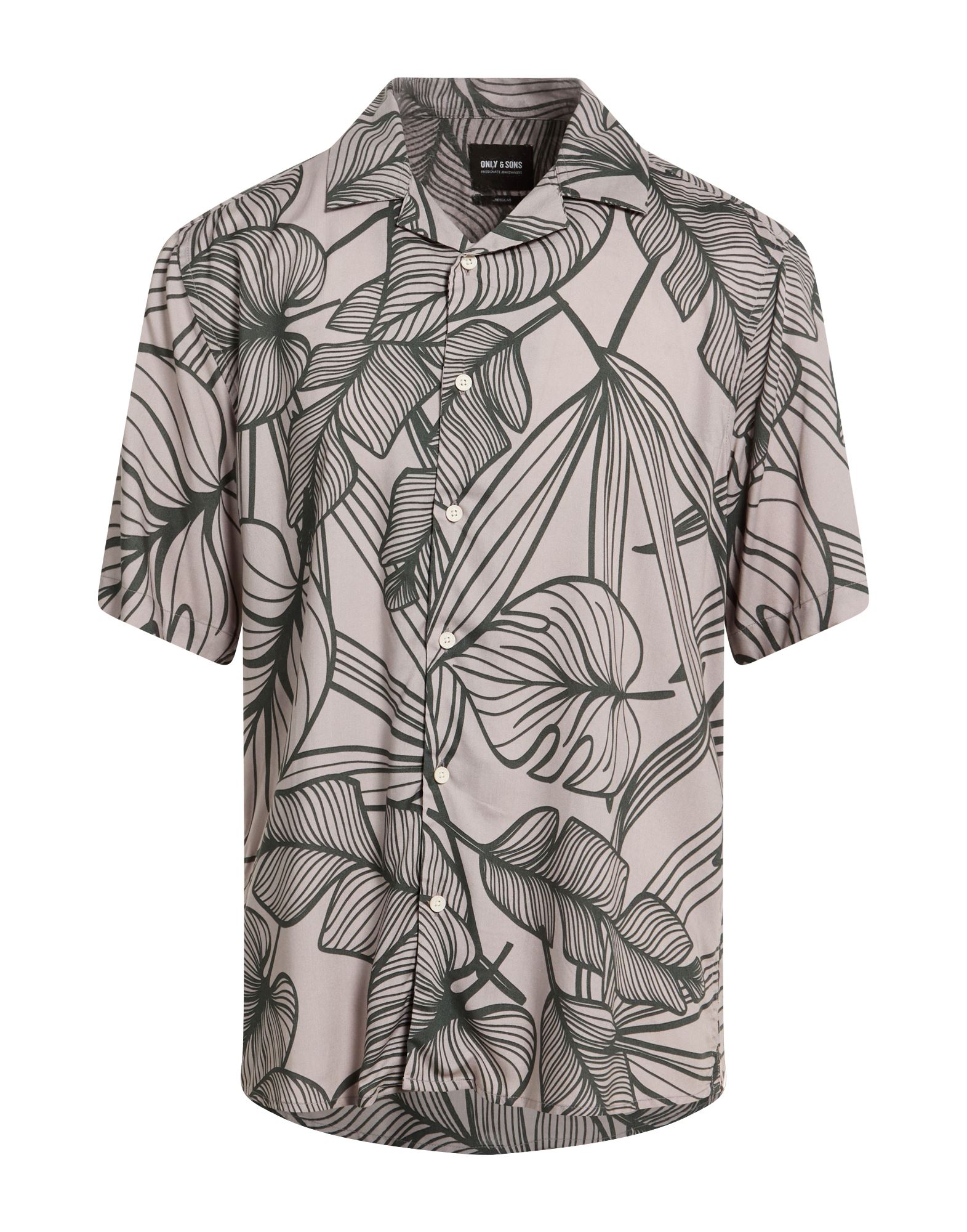 ONLY & SONS Hemd Herren Hellgrau von ONLY & SONS