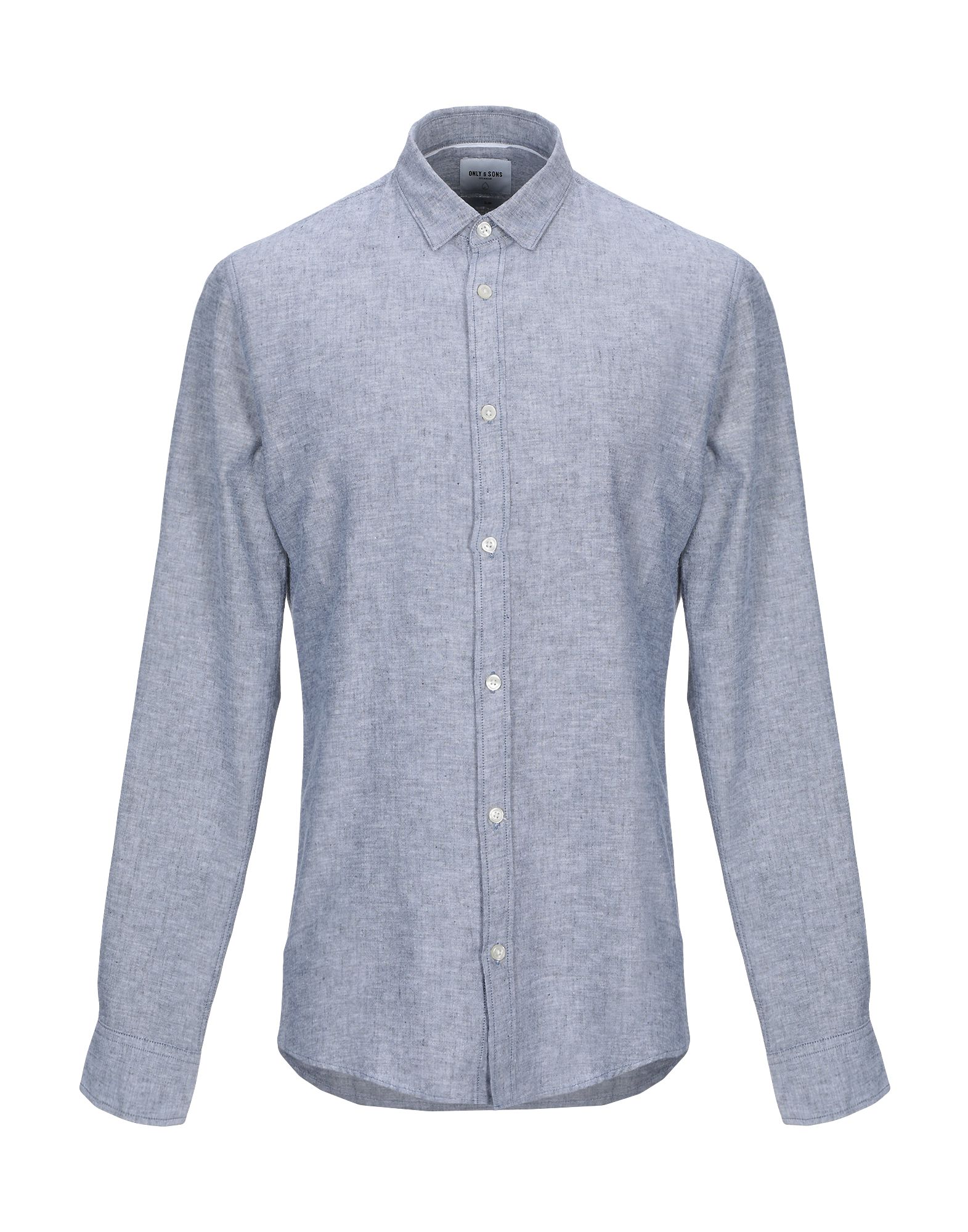 ONLY & SONS Hemd Herren Taubenblau von ONLY & SONS