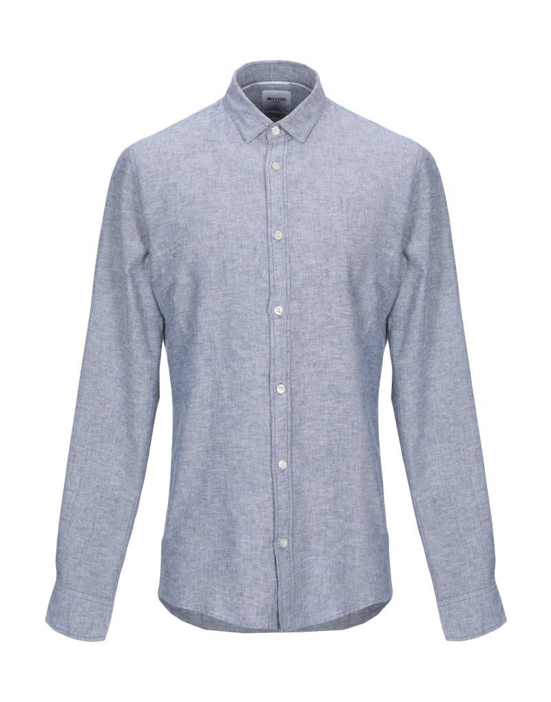 ONLY & SONS Hemd Herren Taubenblau von ONLY & SONS