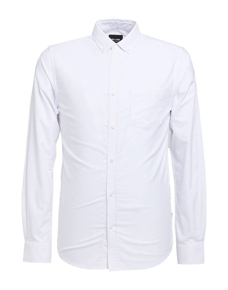 ONLY & SONS Hemd Herren Weiß von ONLY & SONS