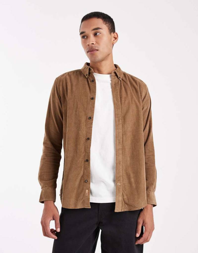 ONLY & SONS - Hemd aus Cord in Hellbraun-Brown von ONLY & SONS