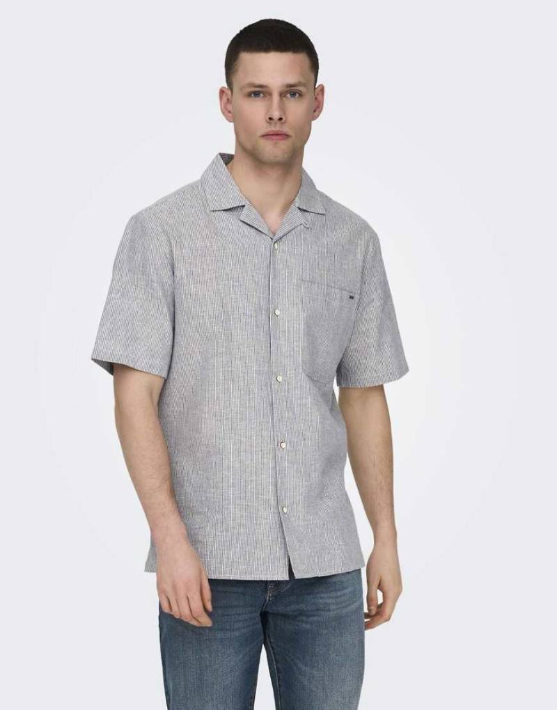 ONLY & SONS - Hemd in Blau von ONLY & SONS