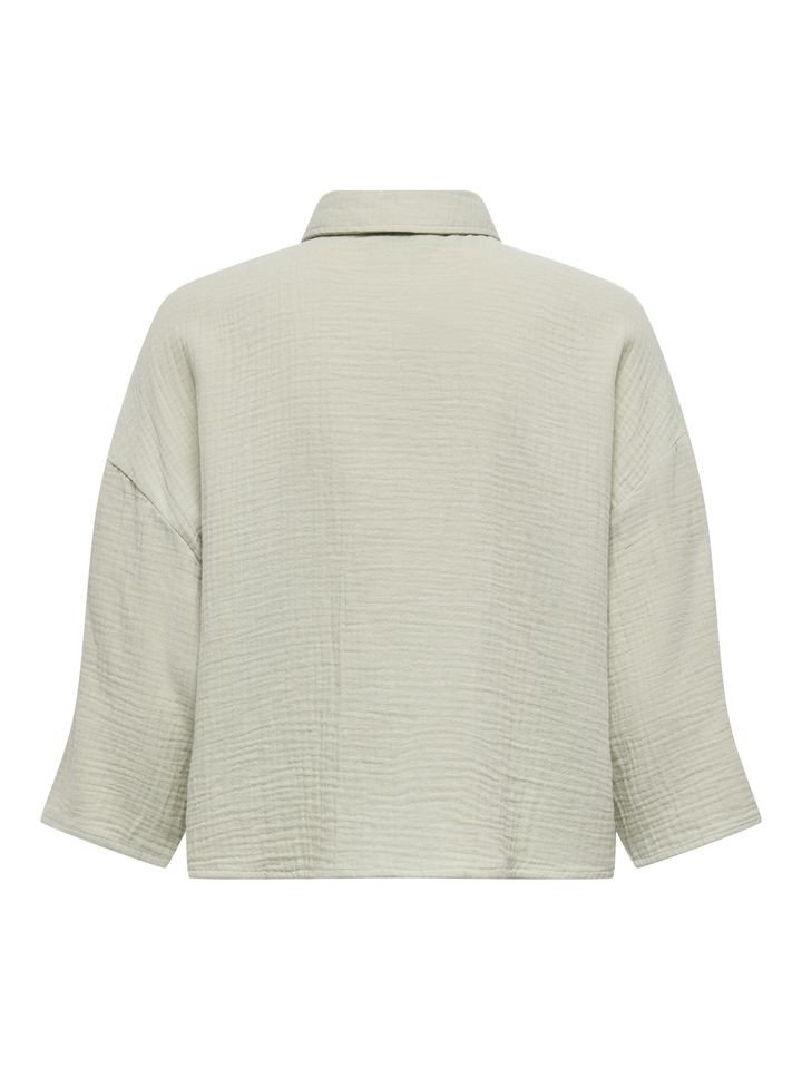 JDY Hemdbluse - Hemd - Blusenshirt - JDYTHEIS LIFE 3/4 CROP SHIRT WVN NOOS von JDY