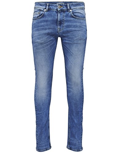 ONLY & SONS Herren 22003174 Hose, Blau (Medium Blue Denim), 28W / 34L von ONLY & SONS