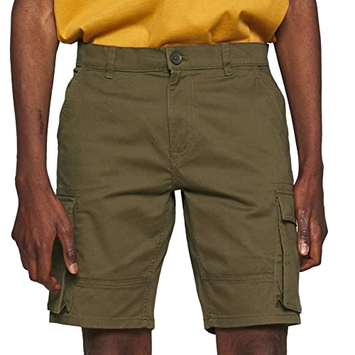 ONLY & SONS Herren Cargo Short ONSCAM Stage - Regular Fit - Schwarz Grün Beige, Größe:XL, Farbe:Olive Night 22016689 von ONLY & SONS
