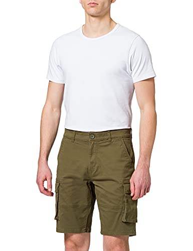 ONLY & SONS Herren Cargo Short ONSCAM Stage - Regular Fit - Schwarz Grün Beige, Größe:XL, Farbe:Olive Night 22016689 von ONLY & SONS