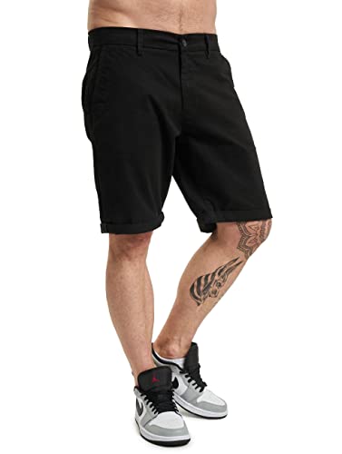 ONLY & SONS Herren Chino Short ONSPETER - Regular Fit - Schwarz Beige XS-XXL, Größe:M, Farbe:Black 22024481 von ONLY & SONS