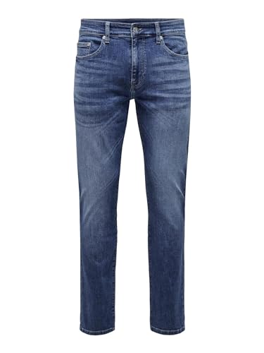 ONLY & SONS Herren Jeans ONSLOOM Slim 6756 - Slim Fit - Blau - Medium Blue Denim, Größe:31W / 32L, Farbvariante:Medium Blue Denim 22026756 von ONLY & SONS