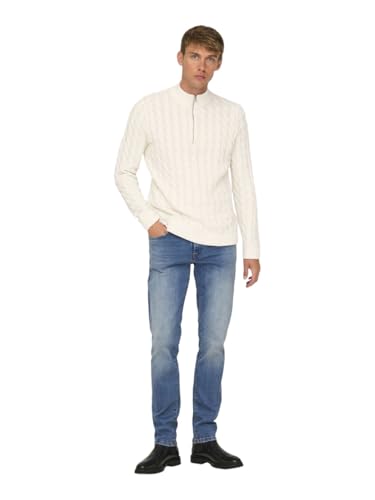 ONLY & SONS Herren Jeans ONSWEFT Regular - Mid Waist - Regular Fit - Blau, Größe:34W / 30L, Farbe:22028264 Light Medium Blue Denim ONLY & SONS Herren Jeans ONSWEFT Regular - Mid Waist - Regular Fit - Blau, Größe:34W / 30L, Farbe:22028264 Light Medium Blue Denim von ONLY & SONS