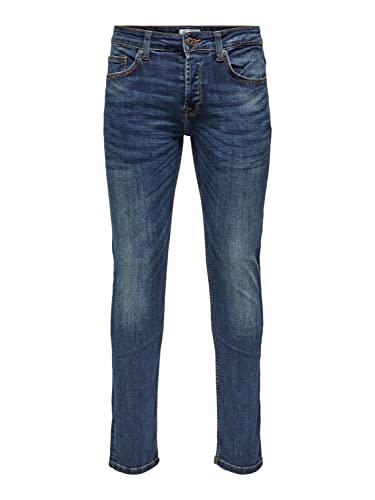 ONLY & SONS Herren onsWEFT MED Blue 5076 PK NOOS Jeanshose, Blau (medium Denim), W32/L32 (Herstellergröße: 32) von ONLY & SONS