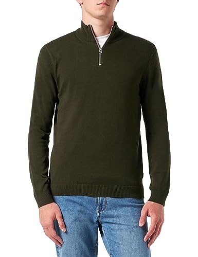 ONLY & SONS Herren ONSALEX 12 Half Zip Knit Strickpullover, Rosin, Small von ONLY & SONS