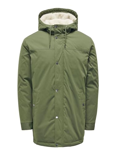 ONLY & SONS Herren ONSALEXANDER OTW NOOS VD Parka, Olive Night, L von ONLY & SONS