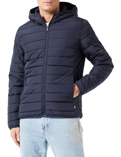 ONLY & SONS Herren ONSBRON Hood Quilt Jacket OTW VD Steppjacke, Dark Navy, L von ONLY & SONS