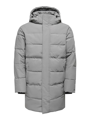 ONLY & SONS Herren ONSCARL Life Long Quilted Coat NOOS OTW Steppjacke, Griffin, XL von ONLY & SONS