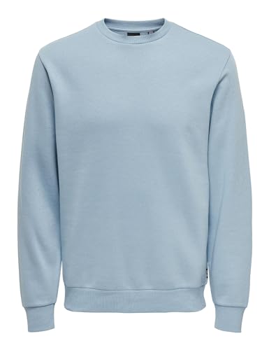 ONLY & SONS Herren ONSCERES Crew Neck NOOS Sweatshirt, Glacier Lake, XL von ONLY & SONS