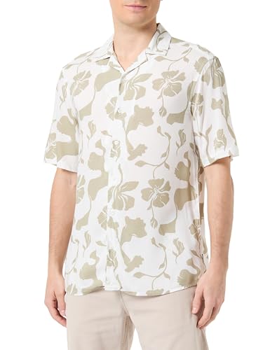 ONLY & SONS Herren ONSDASH Life REG VISC AOP SS Shirt NOOS Hemd, Tea, S von ONLY & SONS