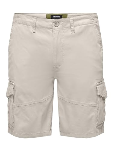 ONLY & SONS Herren ONSDEAN-Mike Life 0032 Cargo Shorts NOOS Cargoshorts, Moonbeam, XS ONLY & SONS Herren ONSDEAN-Mike Life 0032 Cargo Shorts NOOS Cargoshorts, Moonbeam, XS von ONLY & SONS