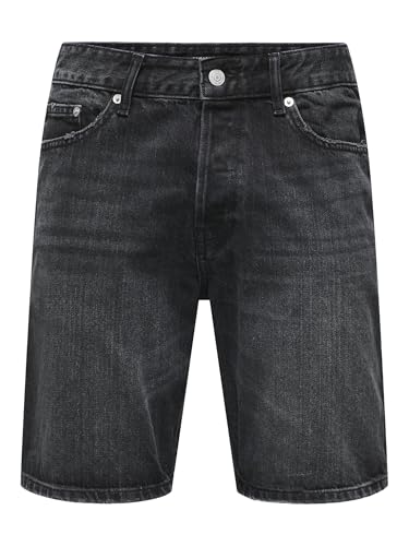ONLY & SONS Male Jeans-Shorts ONSEDGE Mid Rise Gerade geschnitten Shorts ONLY & SONS Male Jeans-Shorts ONSEDGE Mid Rise Gerade geschnitten Shorts von ONLY & SONS