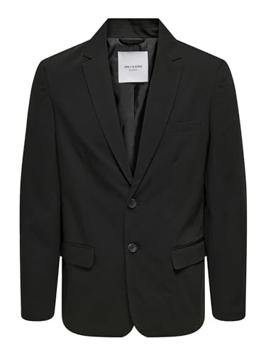 ONLY & SONS Herren ONSEVE 2BTN 0071 Blazer NOOS Sakko, Black, 46 von ONLY & SONS