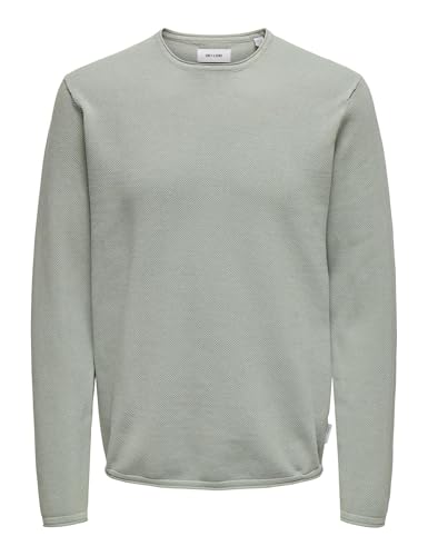 ONLY & SONS Herren ONSFELIX REG 12 Crew Knit NOOS Strickpullover, Iceberg Green, XX-Large von ONLY & SONS
