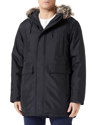 ONLY & SONS Herren ONSFUTURE Faux FUR Parka OTW Winterjacke, Black, XL von ONLY & SONS