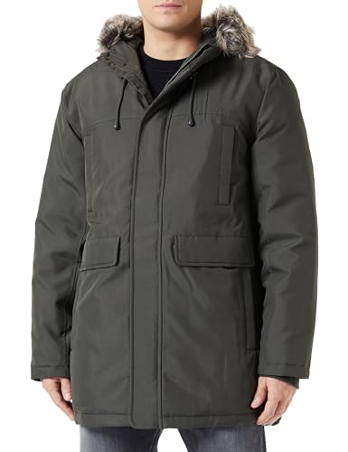 ONLY & SONS Herren ONSFUTURE Faux FUR Parka OTW Winterjacke, Peat, XL von ONLY & SONS