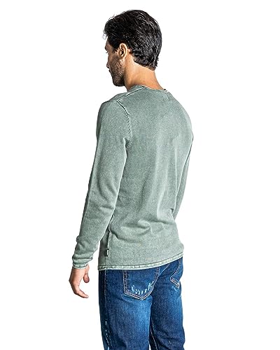 ONLY & SONS Herren Rundhals Strickpullover ONSGARSON 12 WASH Crew Neck, Größe:M, Farbe:Castor Gray 22006806 von ONLY & SONS