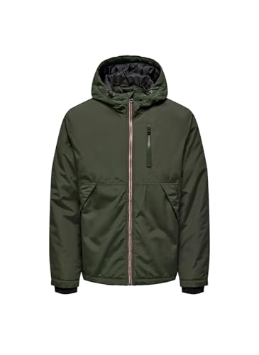 ONLY & SONS Herren ONSJAYDEN Hood Jacket OTW VD Parka, Peat, L ONLY & SONS Herren ONSJAYDEN Hood Jacket OTW VD Parka, Peat, L von Only & Sons