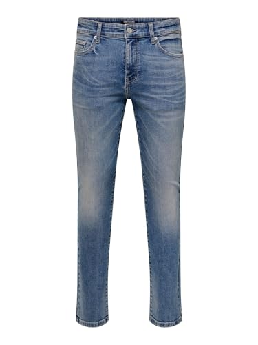 ONLY & SONS Herren ONSLOOM Slim MB Tint 2855 MAT DNM Jeans, Medium Blue Denim, 29W x 32L von Only & Sons