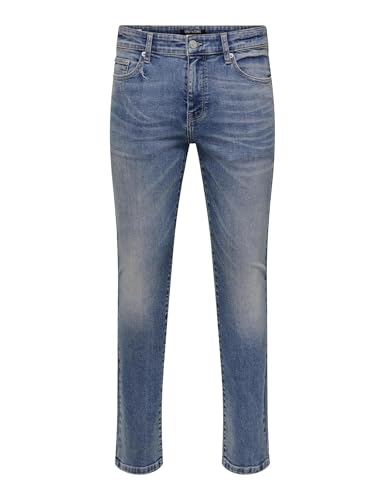 ONLY & SONS Herren ONSLOOM Slim MB Tint 2855 MAT DNM Jeans, Medium Blue Denim, 30W x 32L von ONLY & SONS