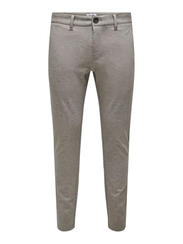 ONLY & SONS Herren ONSMARK Slim Ditsy 020934 Pant Chinohose, Chinchilla, 32 W/34 L von ONLY & SONS