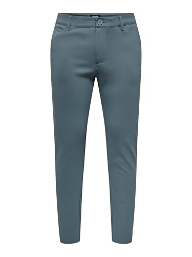 ONLY & SONS Herren ONSMARK Slim GW 0209 Pant NOOS Chinohose, Stormy Weather, 32W x 32L von ONLY & SONS