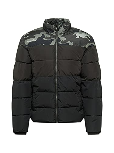 ONLY & SONS Herren ONSMELVIN Life Quilted Jacket OTW VD Steppjacke, Phantom/Detail:CAMO AOP/Phantom/Black, M von ONLY & SONS